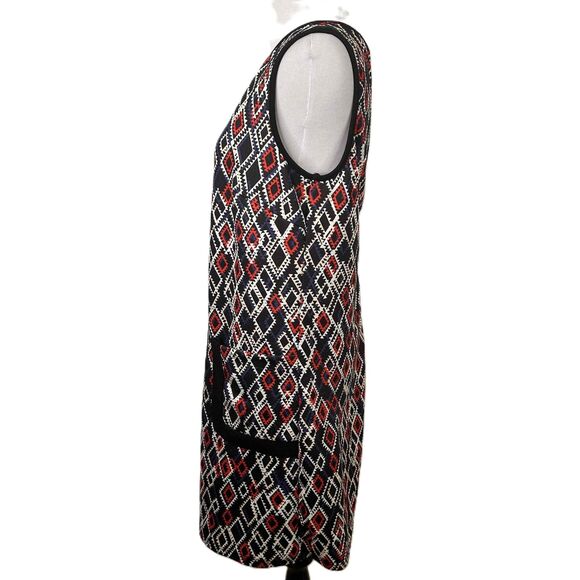 Aryeh Anthropologie Multicolor Sleeveless Geometric Shift Dress Size Small - Picture 4 of 8